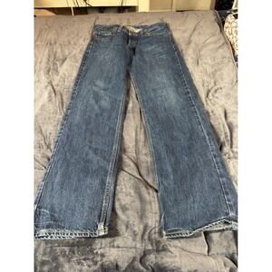 Hollister Mens Classic Straight Jeans W32 L32 Blue Denim Made in Guatemala